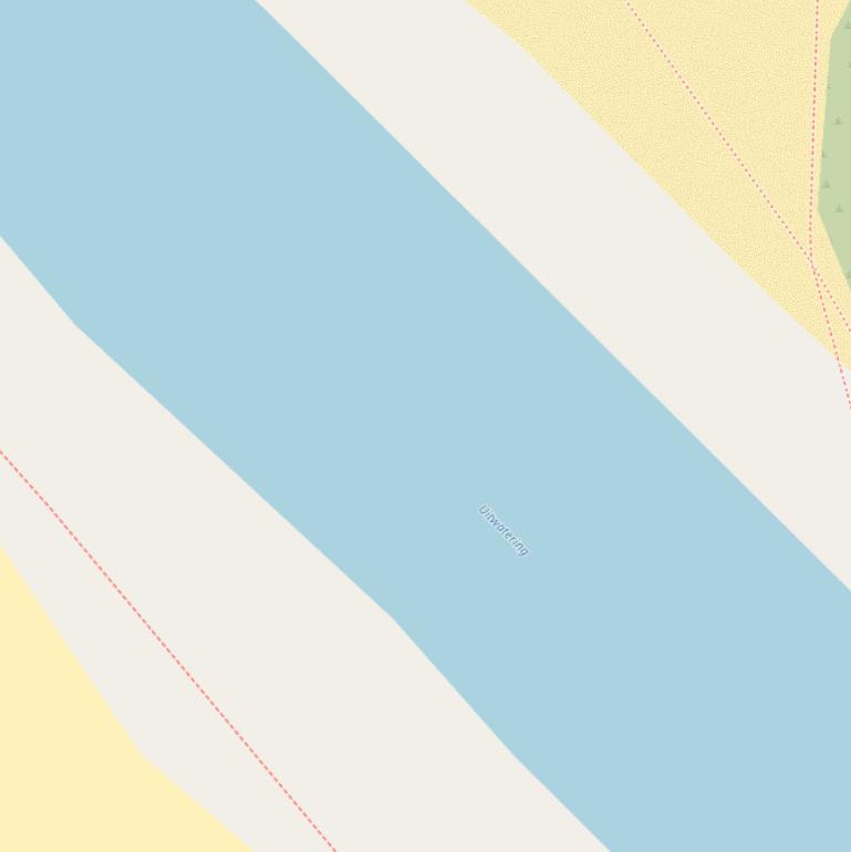 Kaart van  Uitwatering.