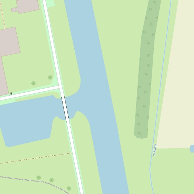 Kaart van  Veenparkkanaal.