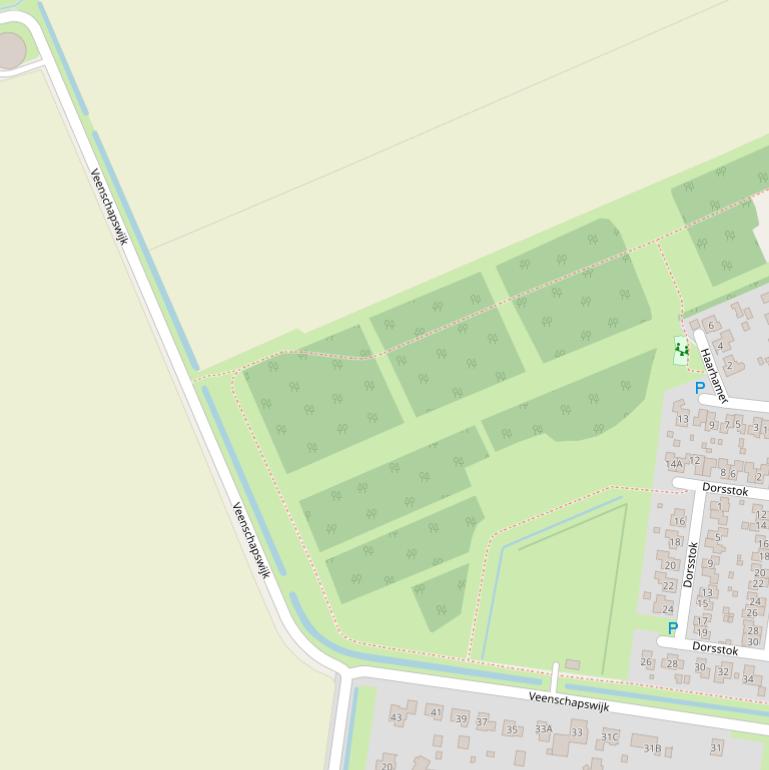 Kaart van  Veenschapswijk.