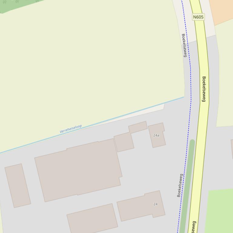 Kaart van  Verreheiseloop.