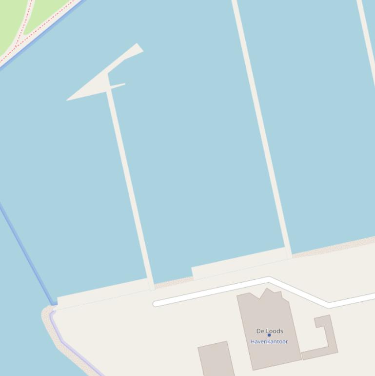 Kaart van de Vluchthaven.