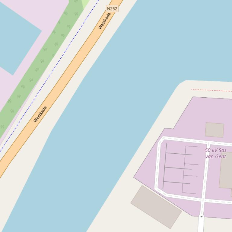 Kaart van  Zijkanaal E.