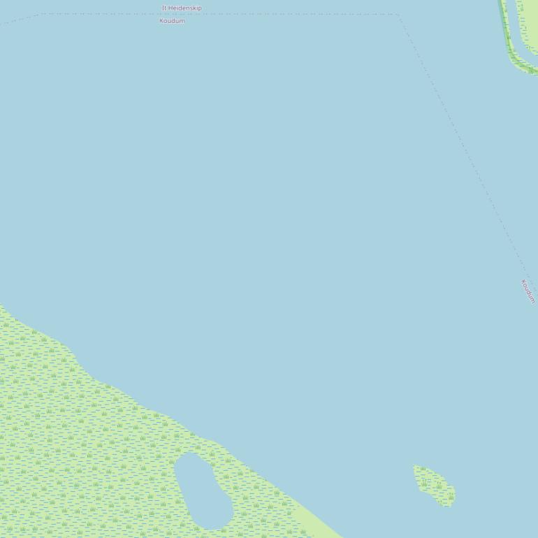 Kaart van  Zwarte Wâlde.