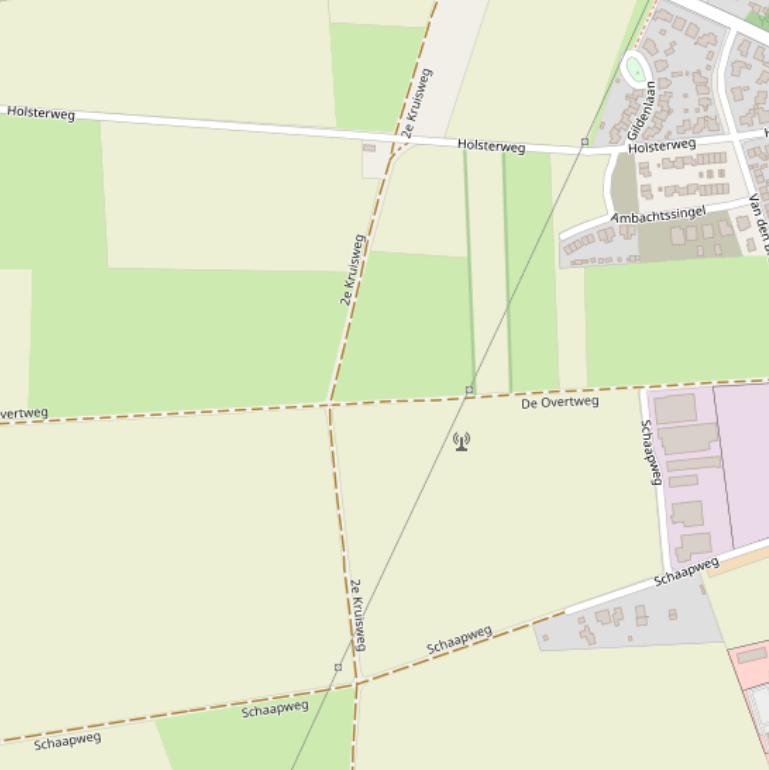 Kaart van de 2e Kruisweg.