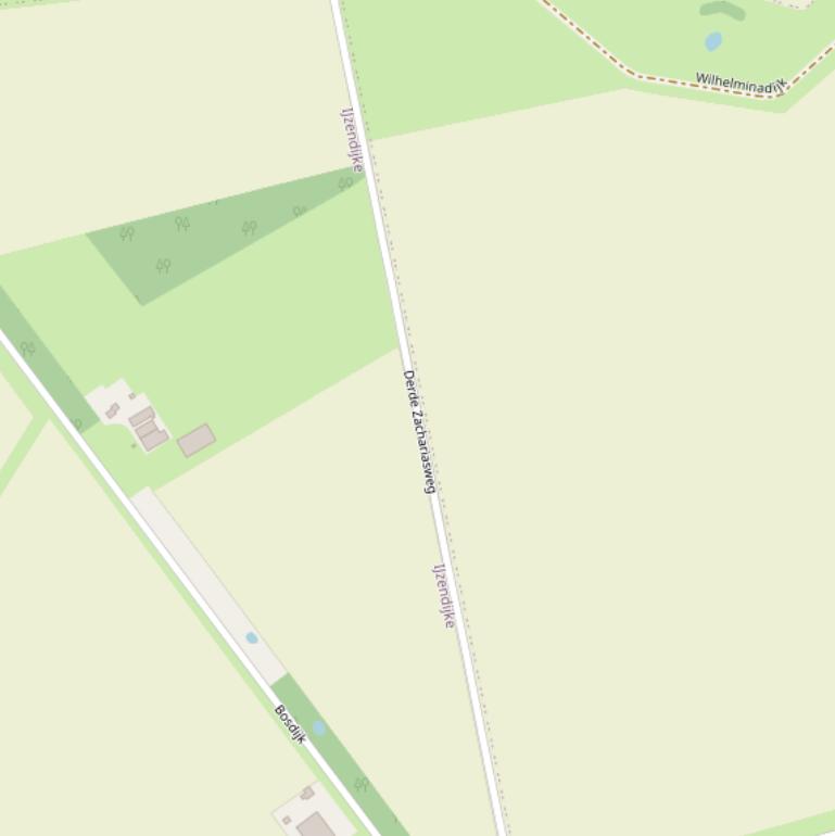 Kaart van de 3e Zachariasweg.