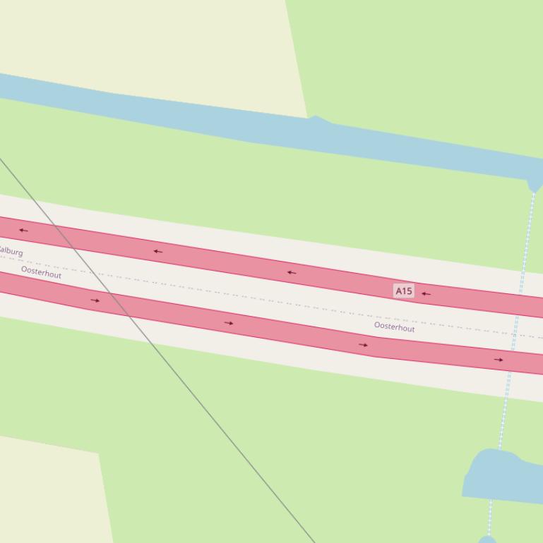 Kaart van  A 15.