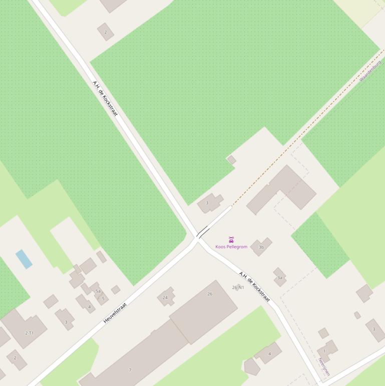 Kaart van  A.H. de Kockstraat.