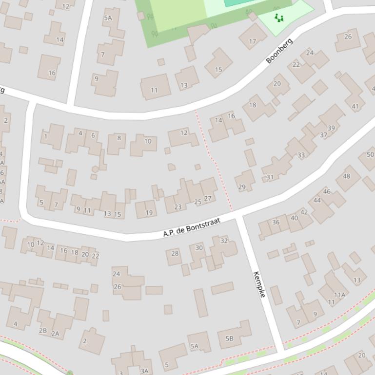 Kaart van  A.P. de Bontstraat.