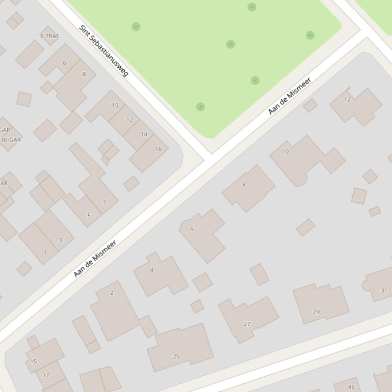 Kaart van  Aan de Mismeer.
