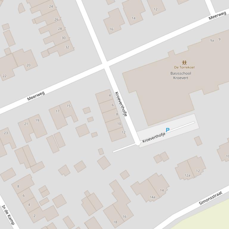 Kaart van  Aan het Patronaat.