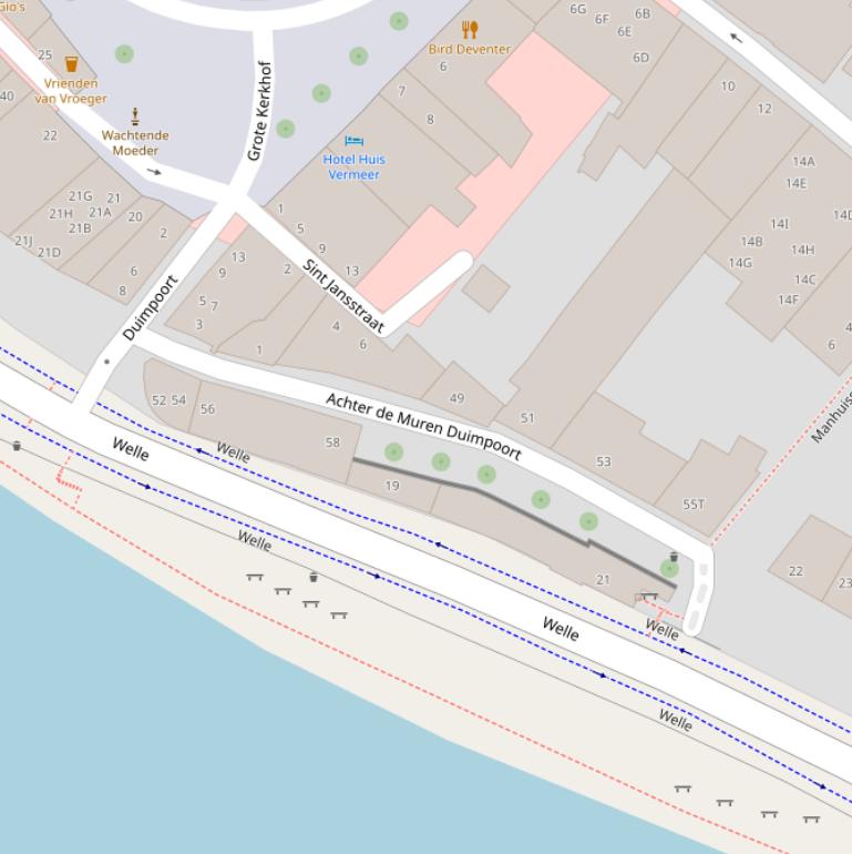 Kaart van  Achter de Muren Duimpoort.