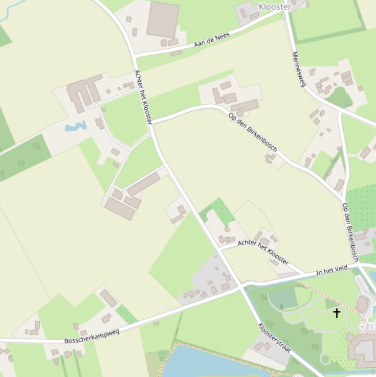 Kaart van  Achter het Klooster.