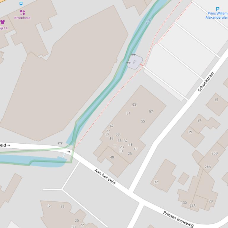 Kaart van  Achter het Löfke.