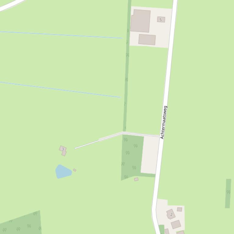 Kaart van de Achtermaatsweg.