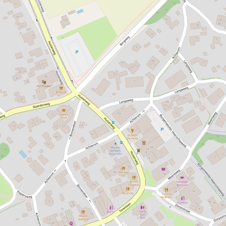 Kaart van  Achterom.