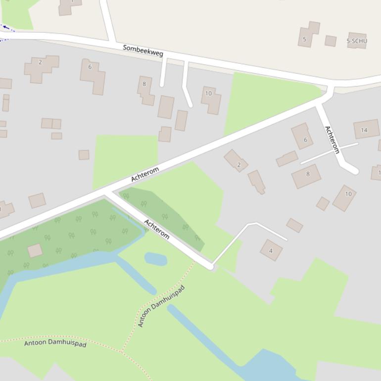 Kaart van  Achterom.