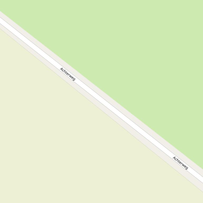 Kaart van de Achterweg.