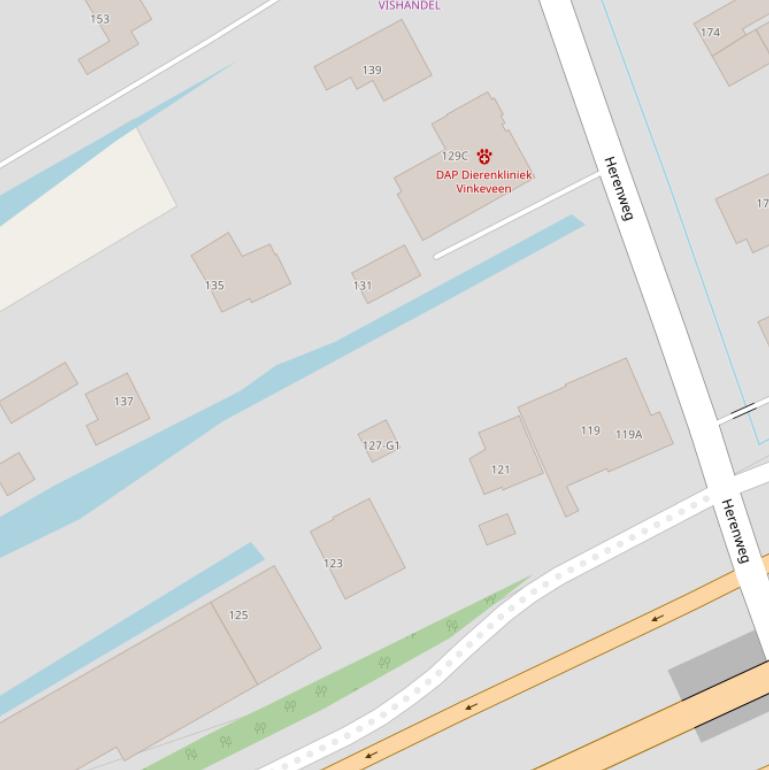 Kaart van de Adelaarweg.