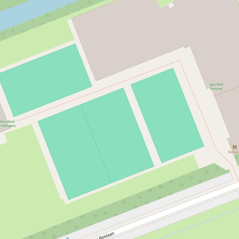 Kaart van de Adri Boslaan.