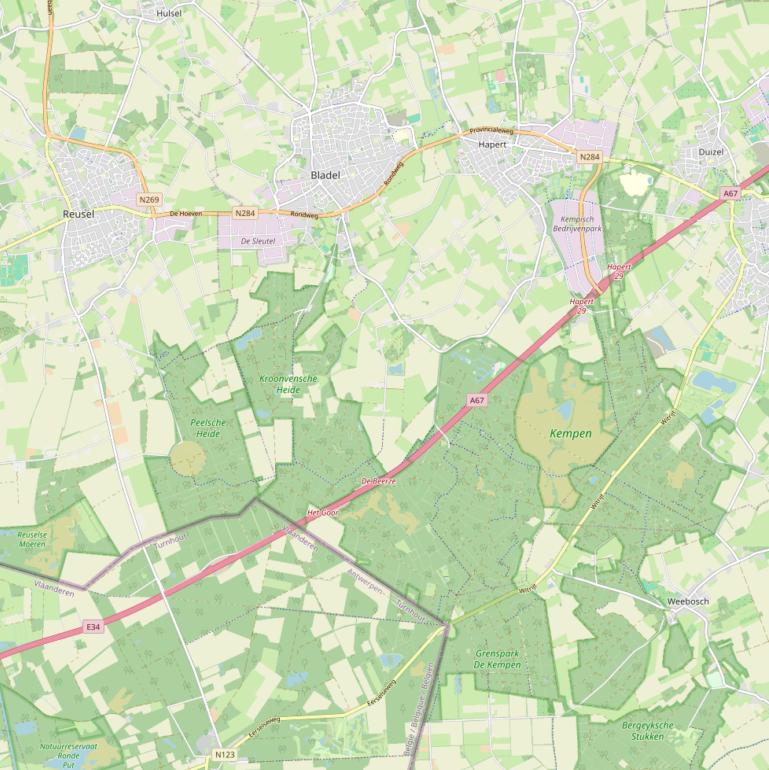 Kaart van  Aengelag.