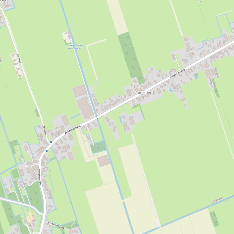 Kaart van de Aengwirderweg.