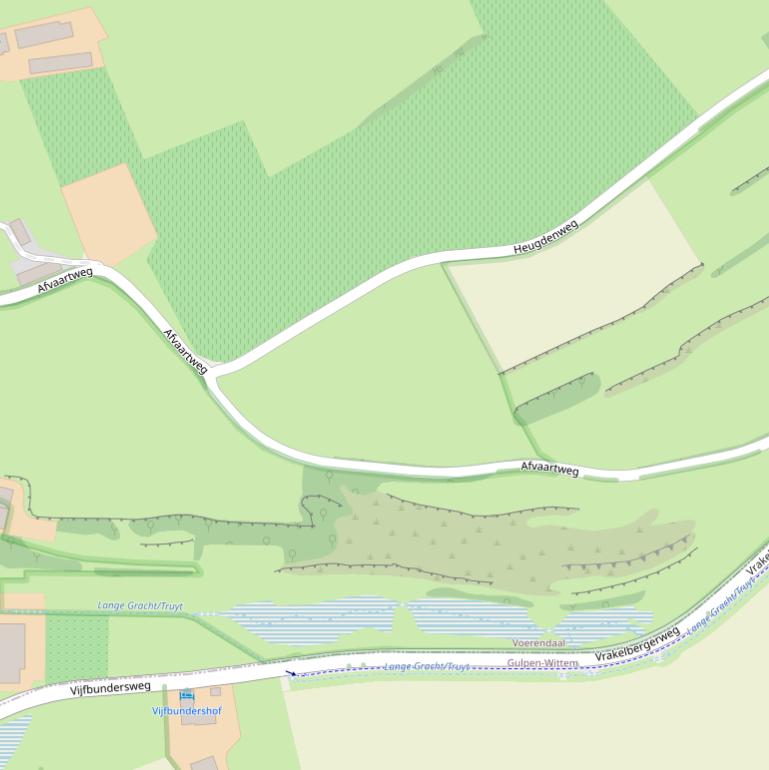 Kaart van de Afvaartweg.