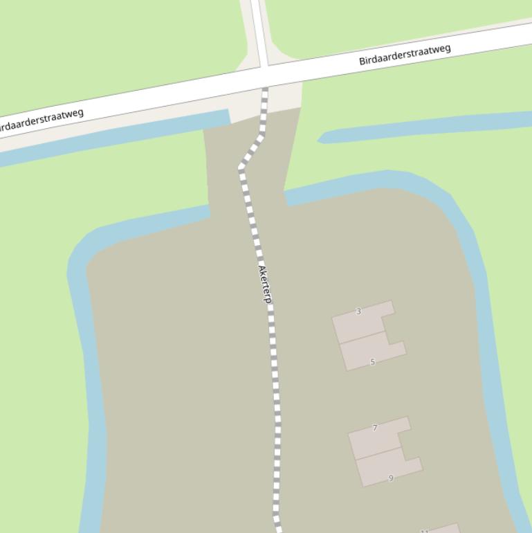 Kaart van  Akerterp.