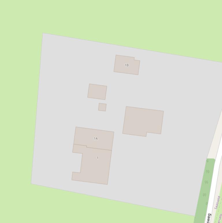 Kaart van de Akkerhuisweg.