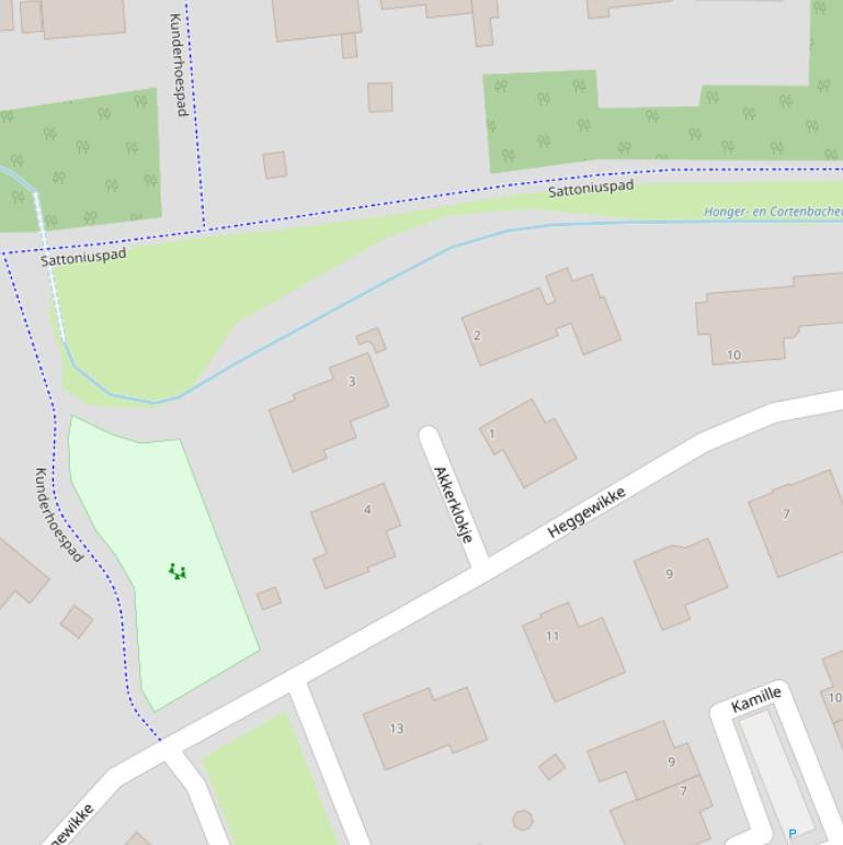 Kaart van  Akkerklokje.