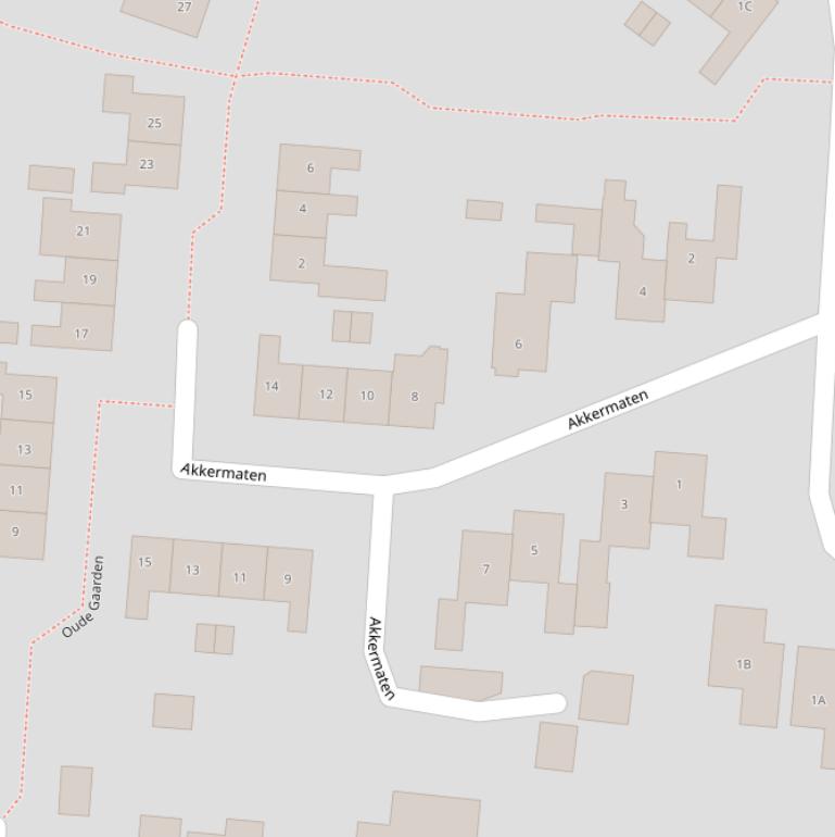 Kaart van  Akkermaten.