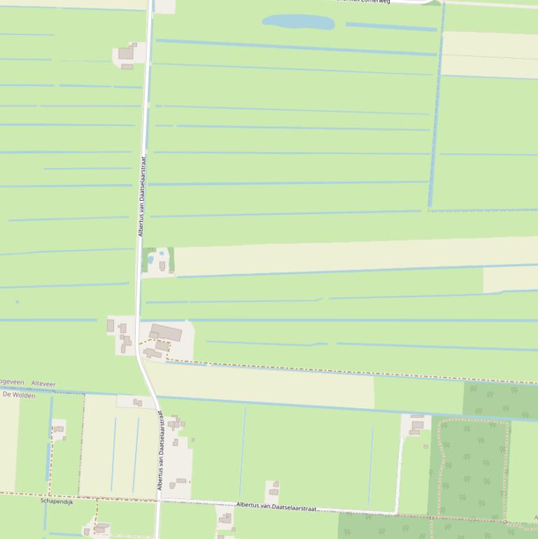 Kaart van de Alb van Daatselaarstraat.