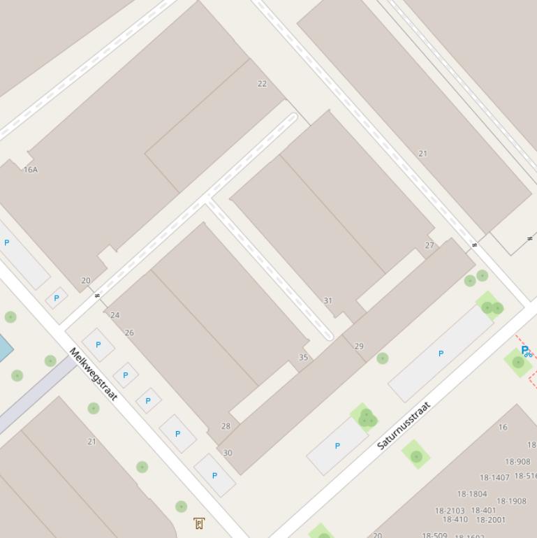 Kaart van de Aldebaranweg.