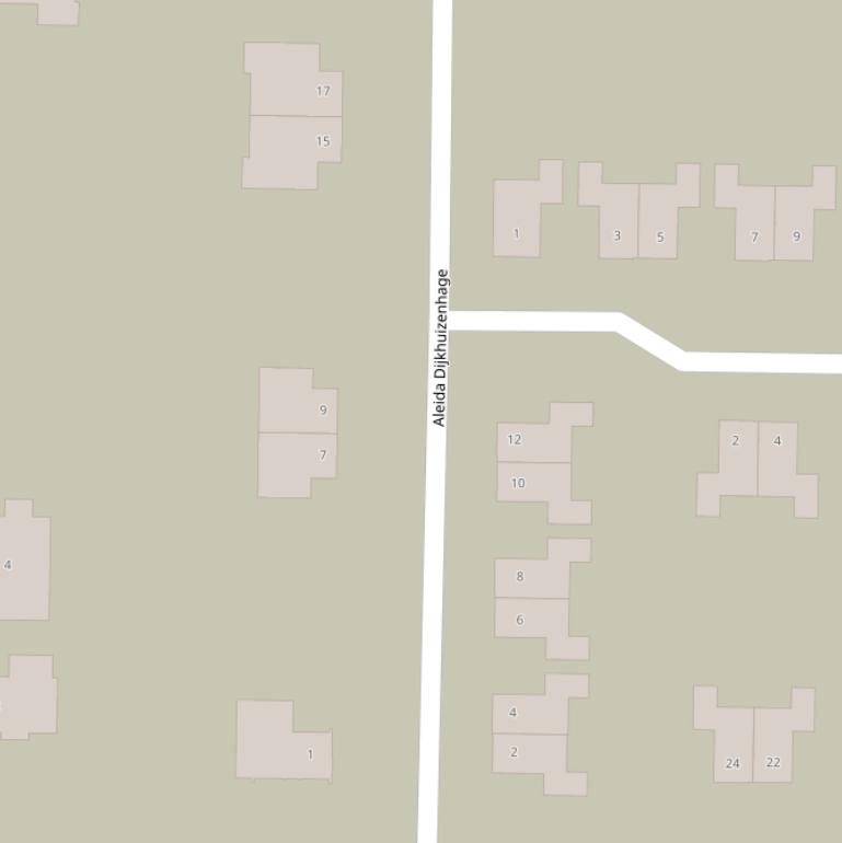 Kaart van  Aleida Dijkhuizenhage.