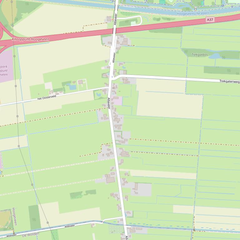 Kaart van  Alteveer.