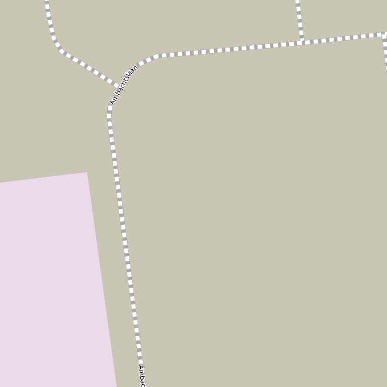 Kaart van de Ambachtslaan.