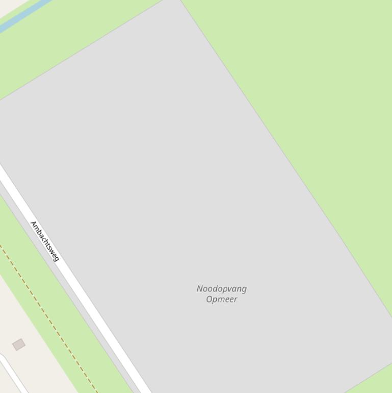 Kaart van de Ambachtsweg.