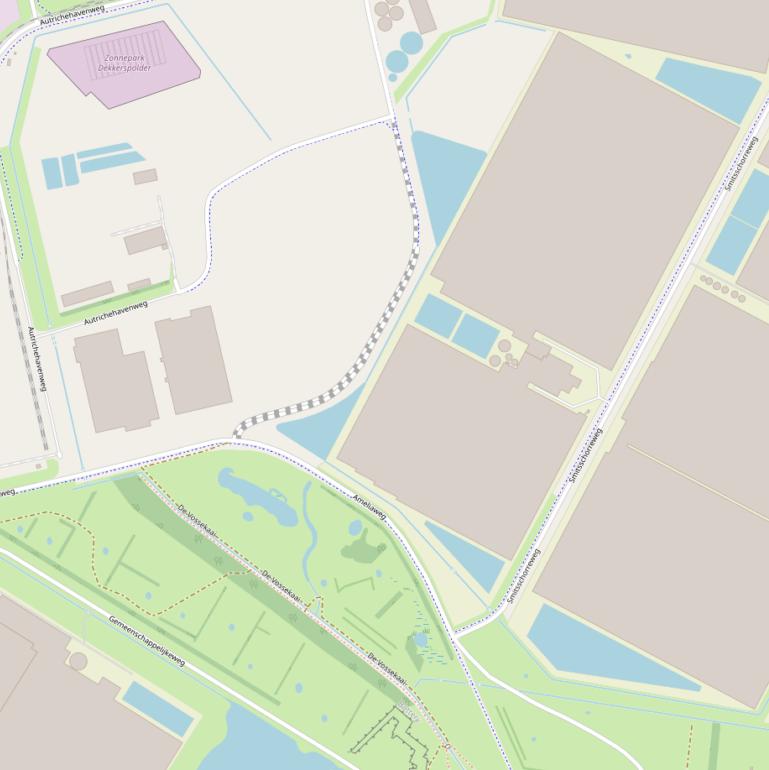 Kaart van de Ameliaweg.