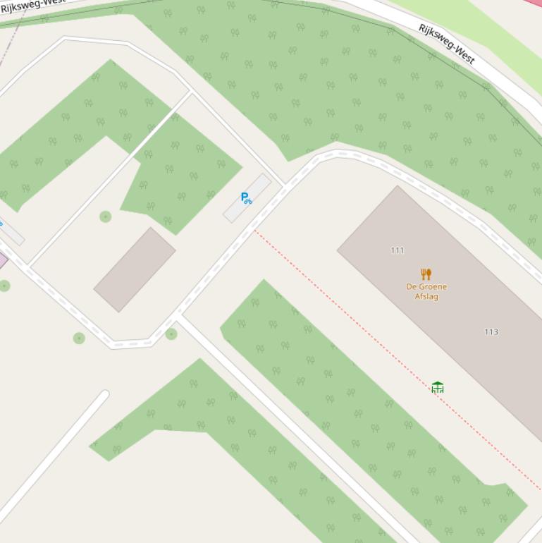 Kaart van de Amersfoortsestraatweg.