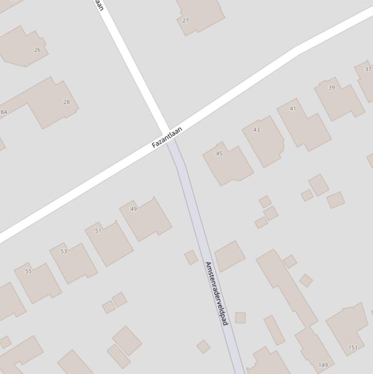 Kaart van het Amstenraderveldpad.