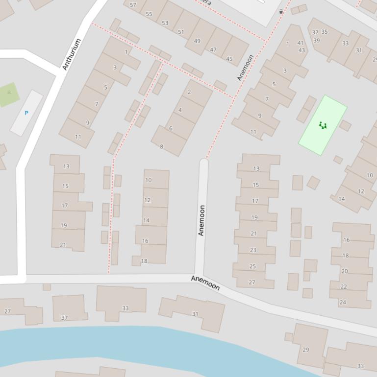 Kaart van  Anemoon.