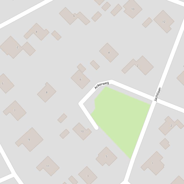 Kaart van de Ankerweg.