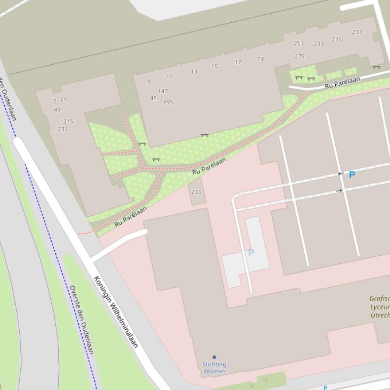 Kaart van de Anne Franklaan.