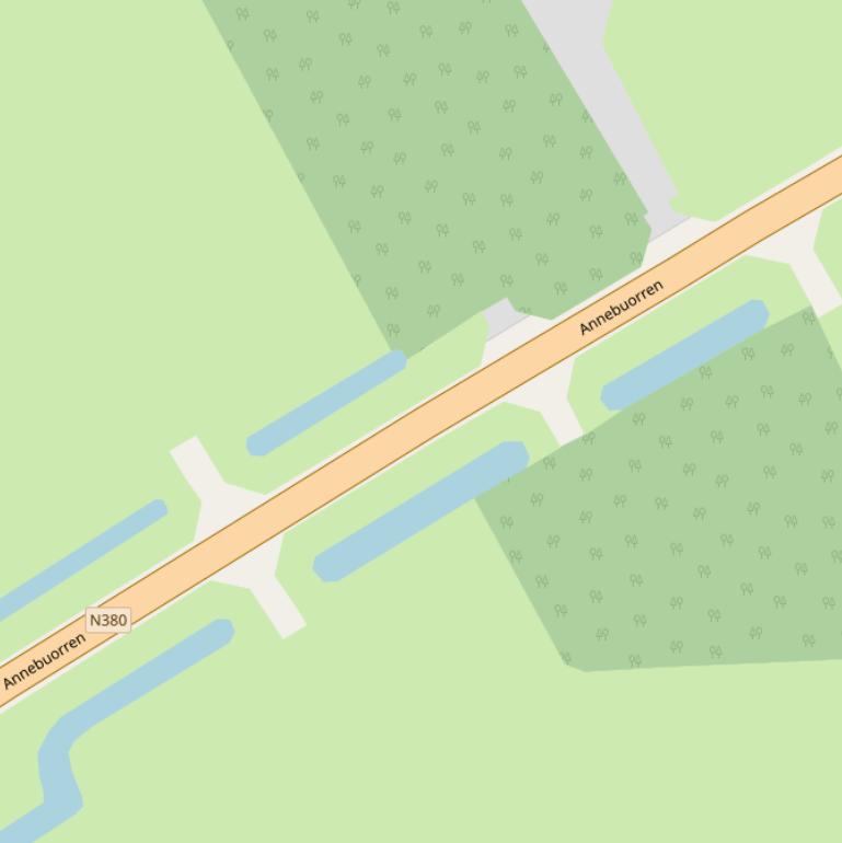 Kaart van  Annebuorren.