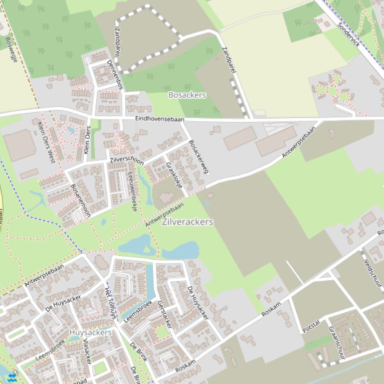 Kaart van  Antwerpsebaan.