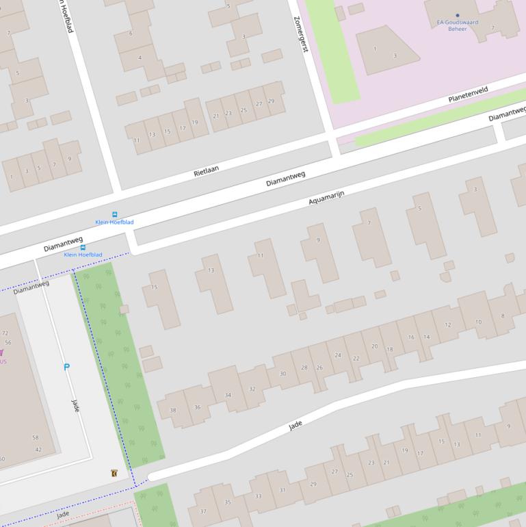 Kaart van  Aquamarijn.