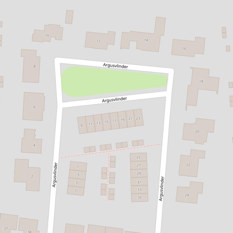 Kaart van  Argusvlinder.