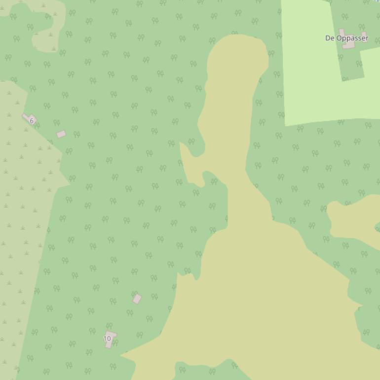 Kaart van de Assinkweg.