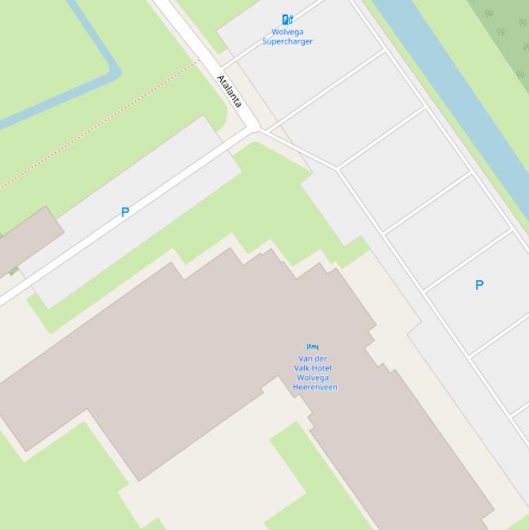 Kaart van  Atalanta.