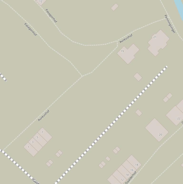 Kaart van de Aureushof.