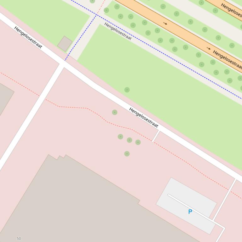 Kaart van  Aventijn.